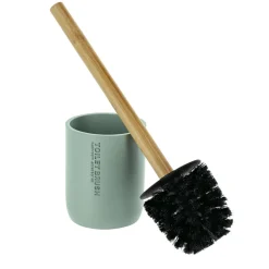 Brosse WC polyrésine Purebamboo Vert eucalyptus