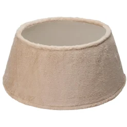Cache pied de sapin (D55 cm) Fausse fourrure Beige