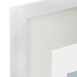 Cadre bois à poser (13 x 18 cm) Manu Blanc