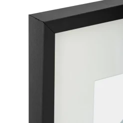 Cadre photo bois mural (30 x 40 cm) Manu Noir