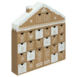 Calendrier de l'Avent à remplir Maison Pain d'épices