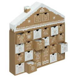 Calendrier de l'Avent à remplir Maison Pain d'épices