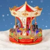 Carrousel lumineux et musical à piles D'antan