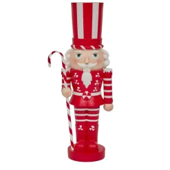 Casse-noisette (H91 cm) Sir Biscuit Rouge et Blanc