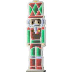 Casse-noisette lumineux 624 LED (H120 cm) Infinity Blanc froid et multicolore