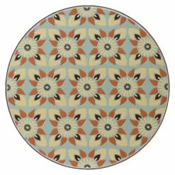 Chaise bistrot pliable en mosaïque Lyon Marron