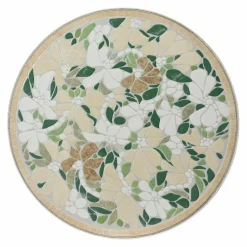 Chaise bistrot pliable en mosaïque Genève Crème