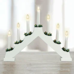 Chandelier lumineux Minuteur Blanc