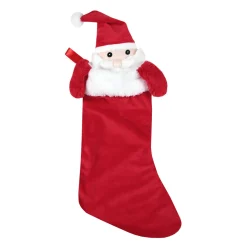 Chaussette de Noël (H50 cm) Edgard Père Noël Rouge