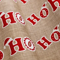 Chemin de table en jute (300 x 28 cm) Hohoho Beige et rouge