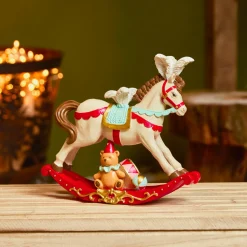 Cheval à bascule (H18 cm) Cirque de Noël