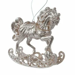 Cheval à suspendre (H9 cm) Bascule Perle