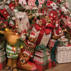 Chien de Noël déco (H51 cm) Archie