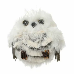 Chouette à suspendre (H8 cm) Bao Blanc