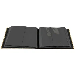 Coffret 2 albums photos (H16,7 cm) Paloma Gris et jaune moutarde