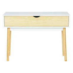 Console bois (H75 cm) Hortense Blanche