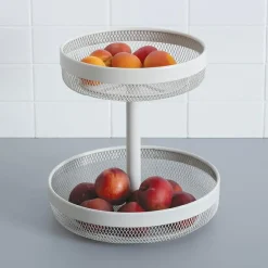 Corbeille à fruits métal (H31 cm) Mayaj Beige