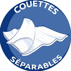 Couette (260 x 240 cm) 4 Saisons Blanche