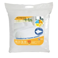 Couette (240 x 220 cm) 4 Saisons Blanche