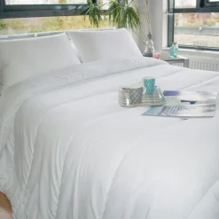 Couette (200 x 200 cm) Respirante et Légère Blanche