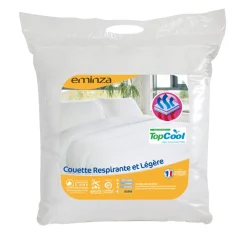 Couette (200 x 200 cm) Respirante et Légère Blanche