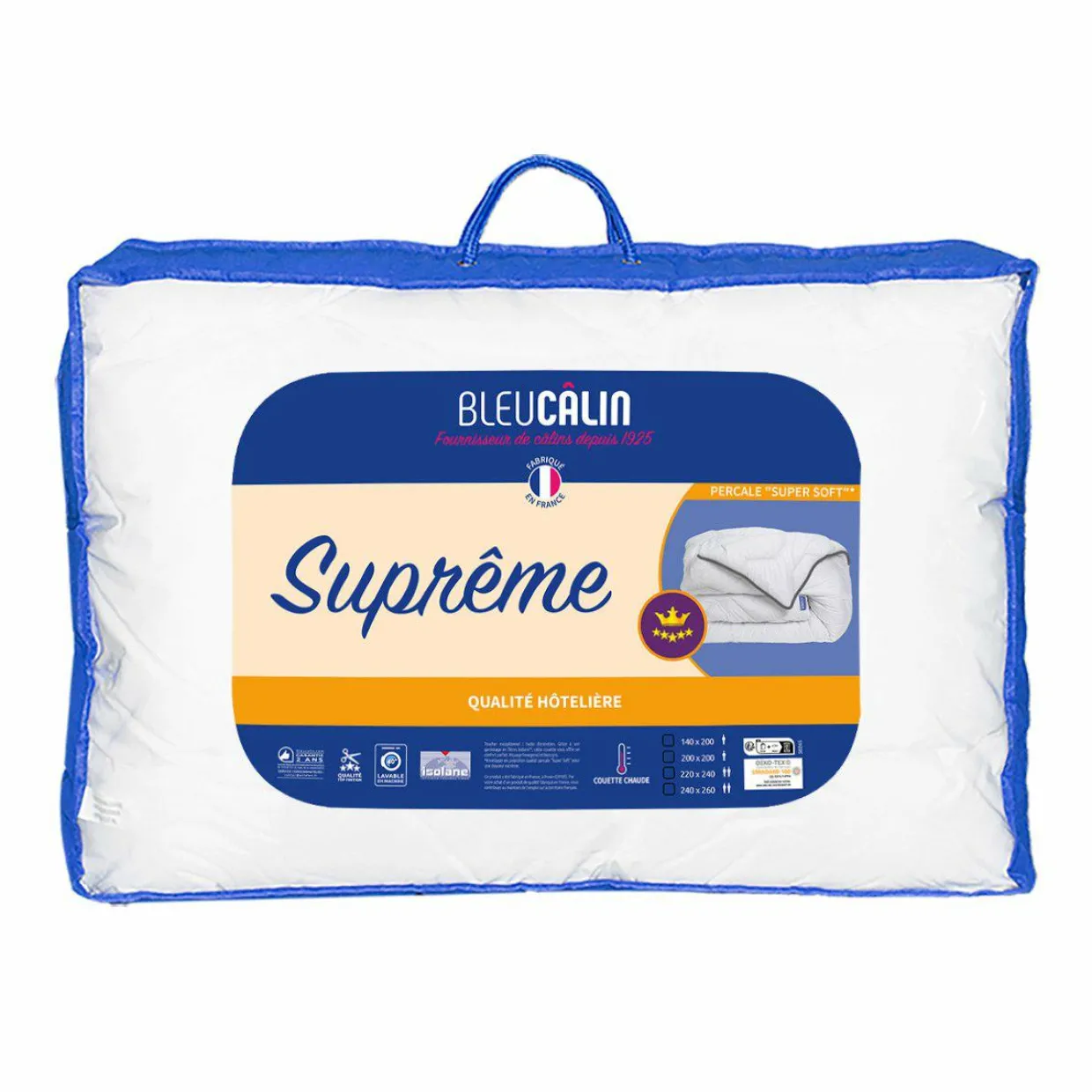 Couette Chaude (240 x 220 cm) Suprème Blanche