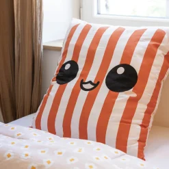 Couette imprimée enfant et une taie d'oreiller (140 x 200 cm) Fresh popcorn Rouge