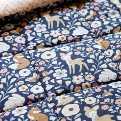 Couette imprimée enfant et une taie d'oreiller (140 x 200 cm) Forêt enchantée Multicolore