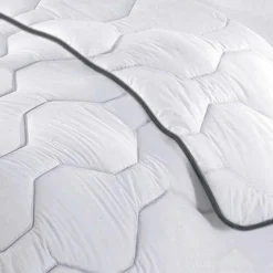 Couette très chaude enveloppe percale de coton (200 x 200 cm) Galaxie Blanche