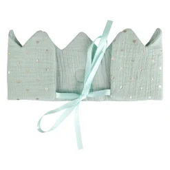 Couronne d'anniversaire enfant coton (40 cm) Roi Verte