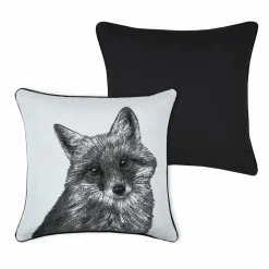 Coussin carré (40 cm) Clairière Blanc