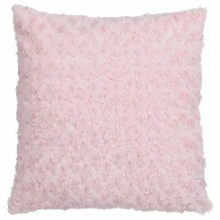 Coussin carré (45 x 45 cm) Bouclée Rose