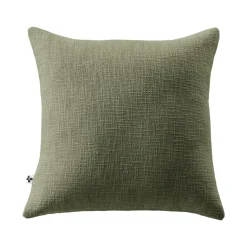 Coussin carré coton (45 x 45 cm) Sixtine Vert romarin