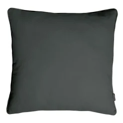 Coussin carré coton (60 x 60 cm) Pixel Gris anthracite