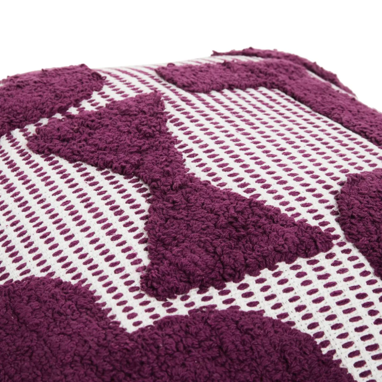 Coussin carré coton (50 x 50 cm) Poppy Violet