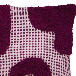 Coussin carré coton (50 x 50 cm) Poppy Violet