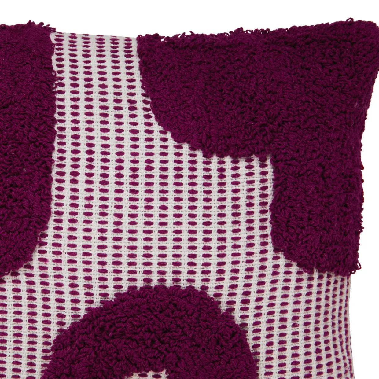 Coussin carré coton (50 x 50 cm) Poppy Violet