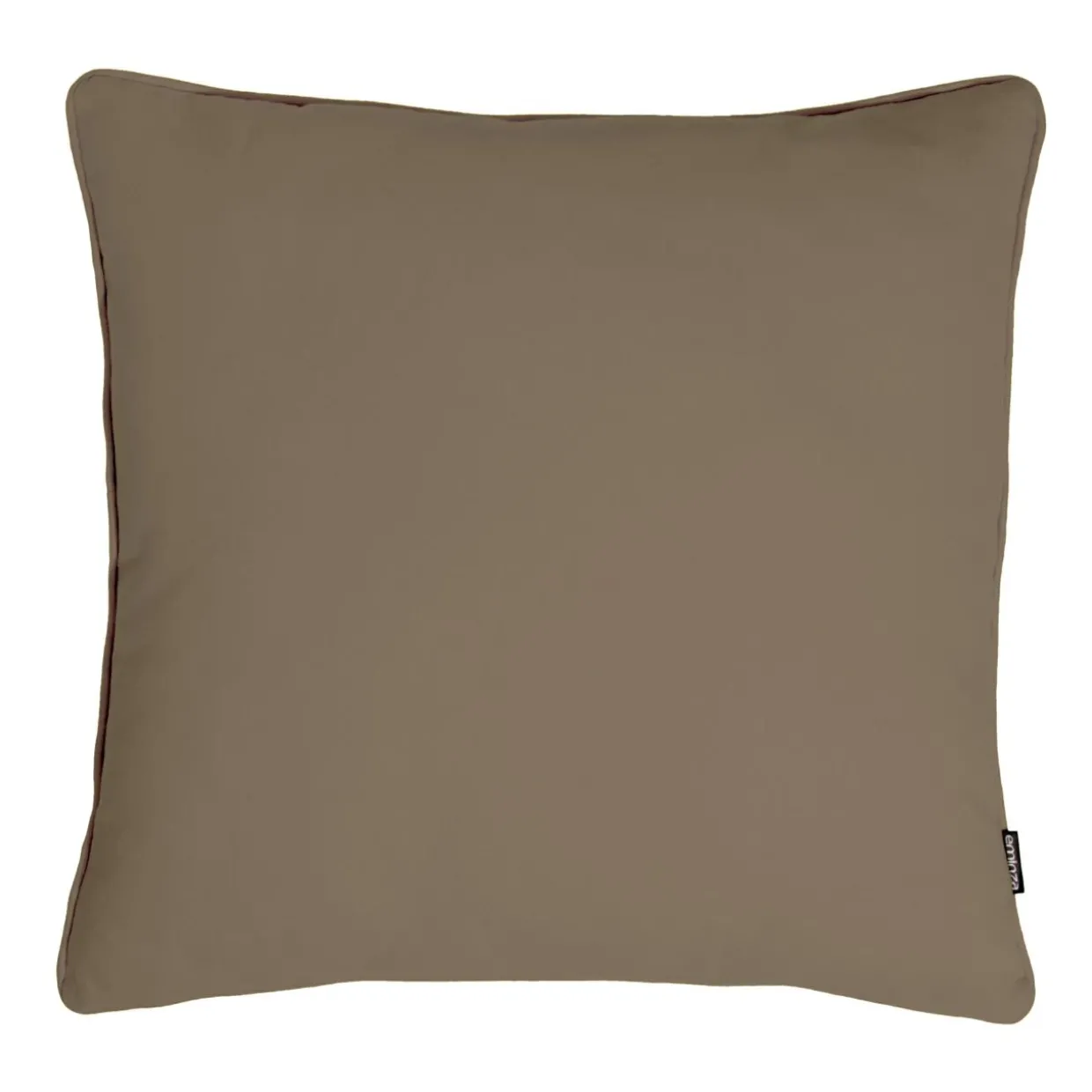 Coussin carré coton (60 x 60 cm) Pixel Taupe