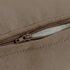 Coussin carré coton (60 x 60 cm) Pixel Taupe