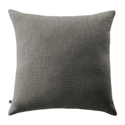Coussin carré coton (60 x 60 cm) Sixtine Gris ardoise