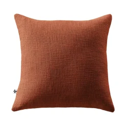 Coussin carré coton (45 x 45 cm) Sixtine Terracotta