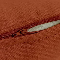 Coussin carré coton (60 x 60 cm) Pixel Terracotta