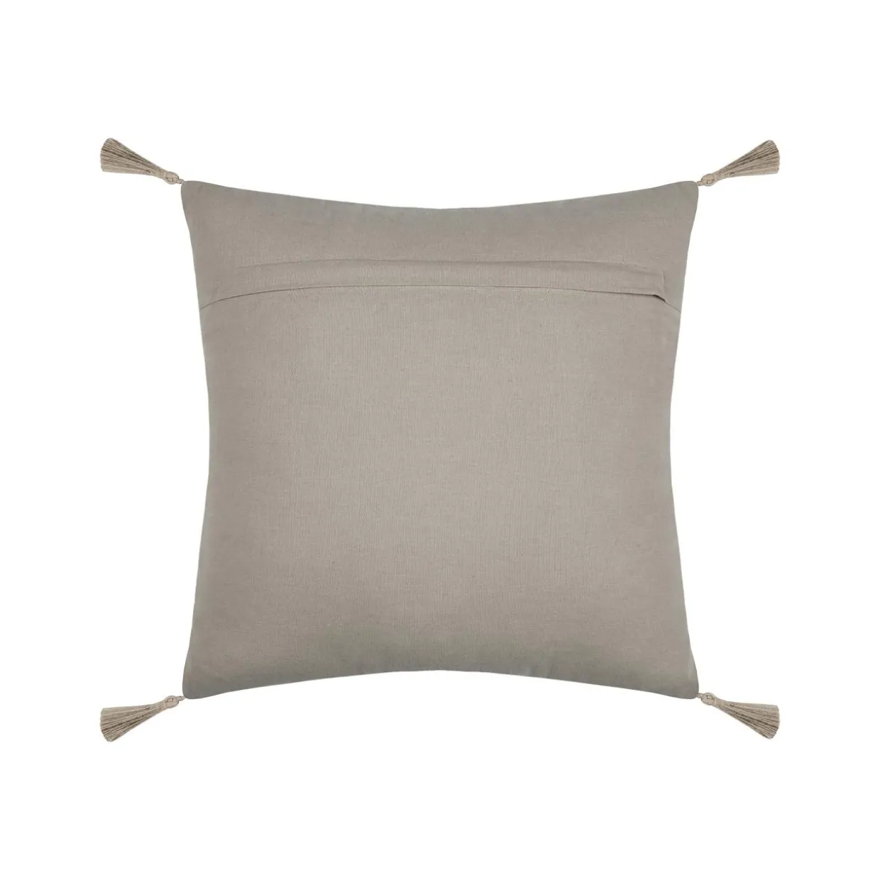 Coussin carré coton (40 x 40 cm) Hemera Ecru