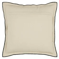 Coussin carré coton (45 x 45 cm) Helios Ecru