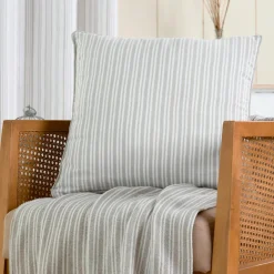 Coussin carré coton (50 x 50 cm) Joséphine Gris