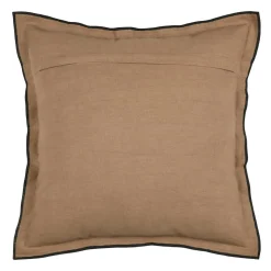 Coussin carré coton (45 x 45 cm) Helios Camel