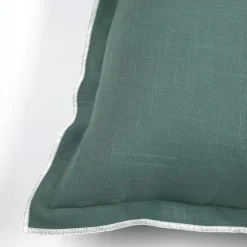 Coussin carré coton (45 x 45 cm) Helios Vert