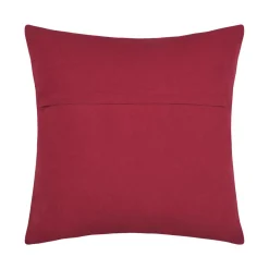 Coussin carré coton (45 x 45 cm) Finna Rouge