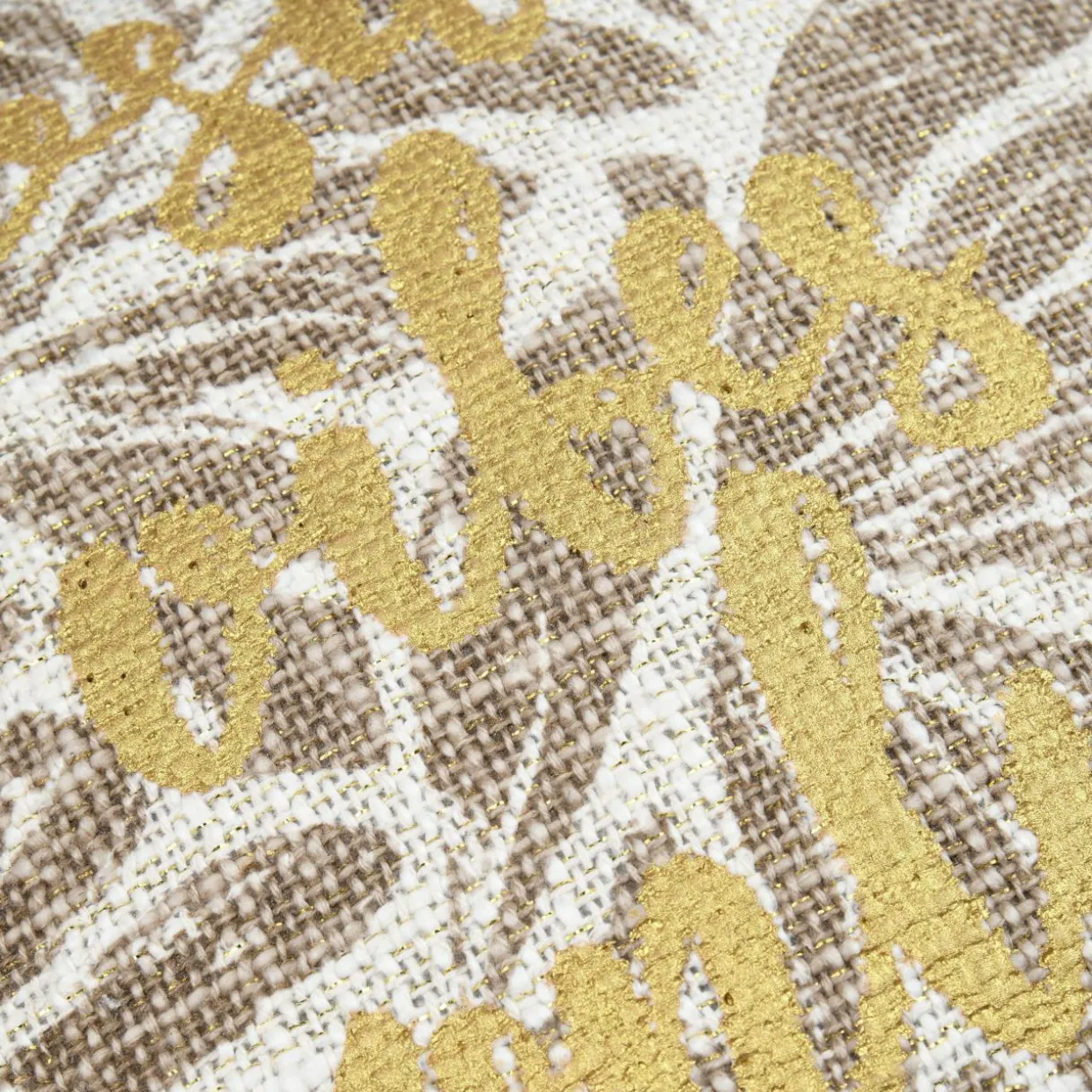 Coussin carré coton (40 x 40 cm) Hemera Taupe