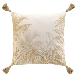 Coussin carré coton (45 x 45 cm) Dune Ecru